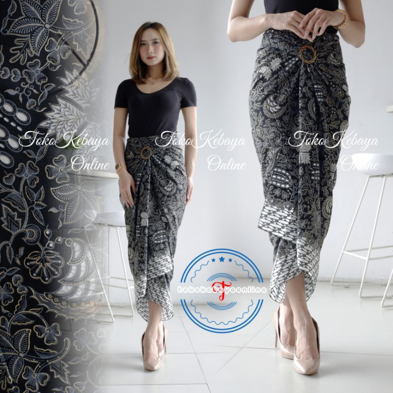 rok lilit batik / rok lilit batik kain lilit murah / lilit batik modern / 20 motif-Br Abu