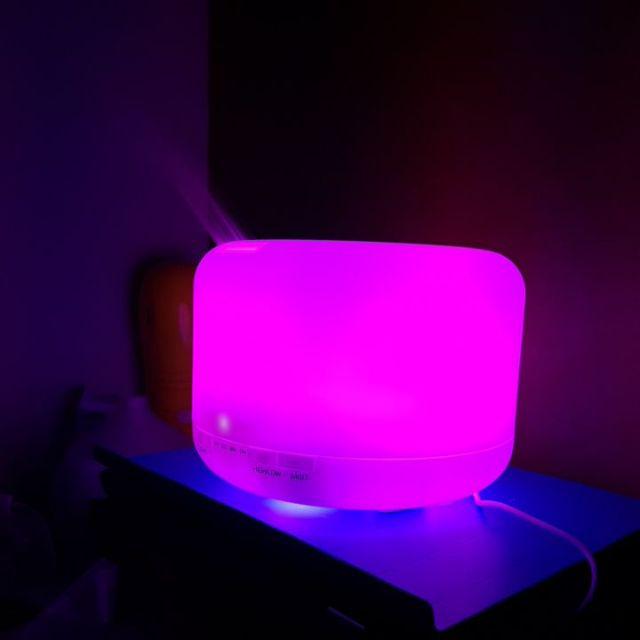 Humidifier Ultrasonic Diffuser 7 Led Color Night Light 500 Ml - Hp001