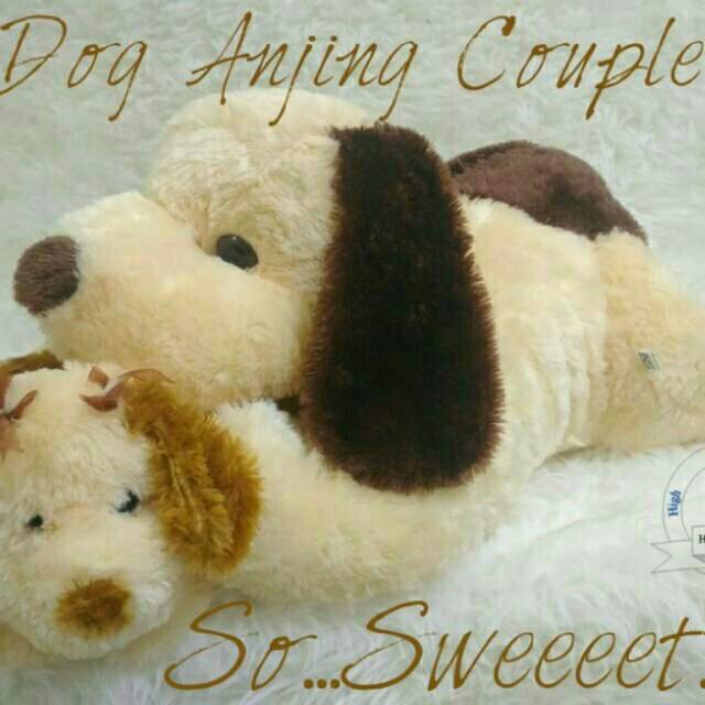 BONEKA ANJING GUFI COUPLE JUMBO SWEEET