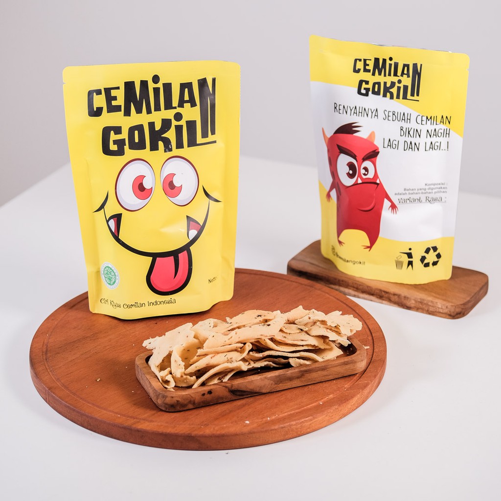 

Cemilan gokil keripik bawang original