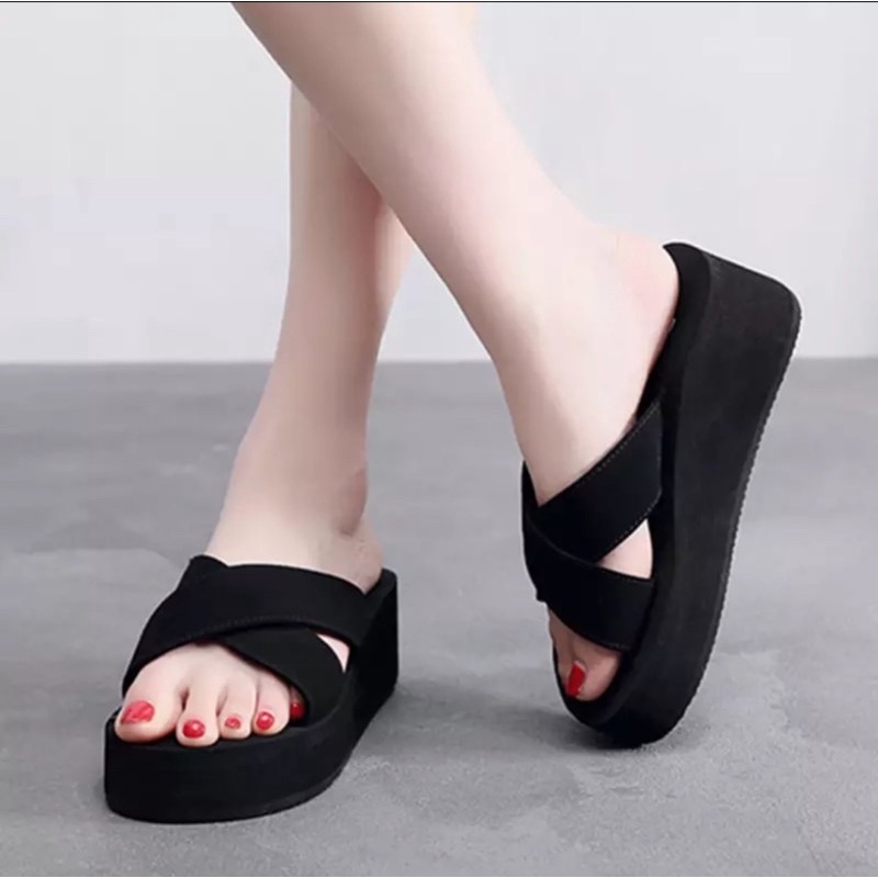 (Zmistuo) Sandal Wanita Palang Cantik New