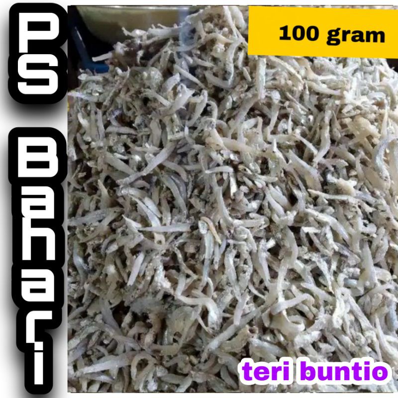 

ikan asin teri Medan / teri nasi / teri buntio 100 GRAM 1 ONS