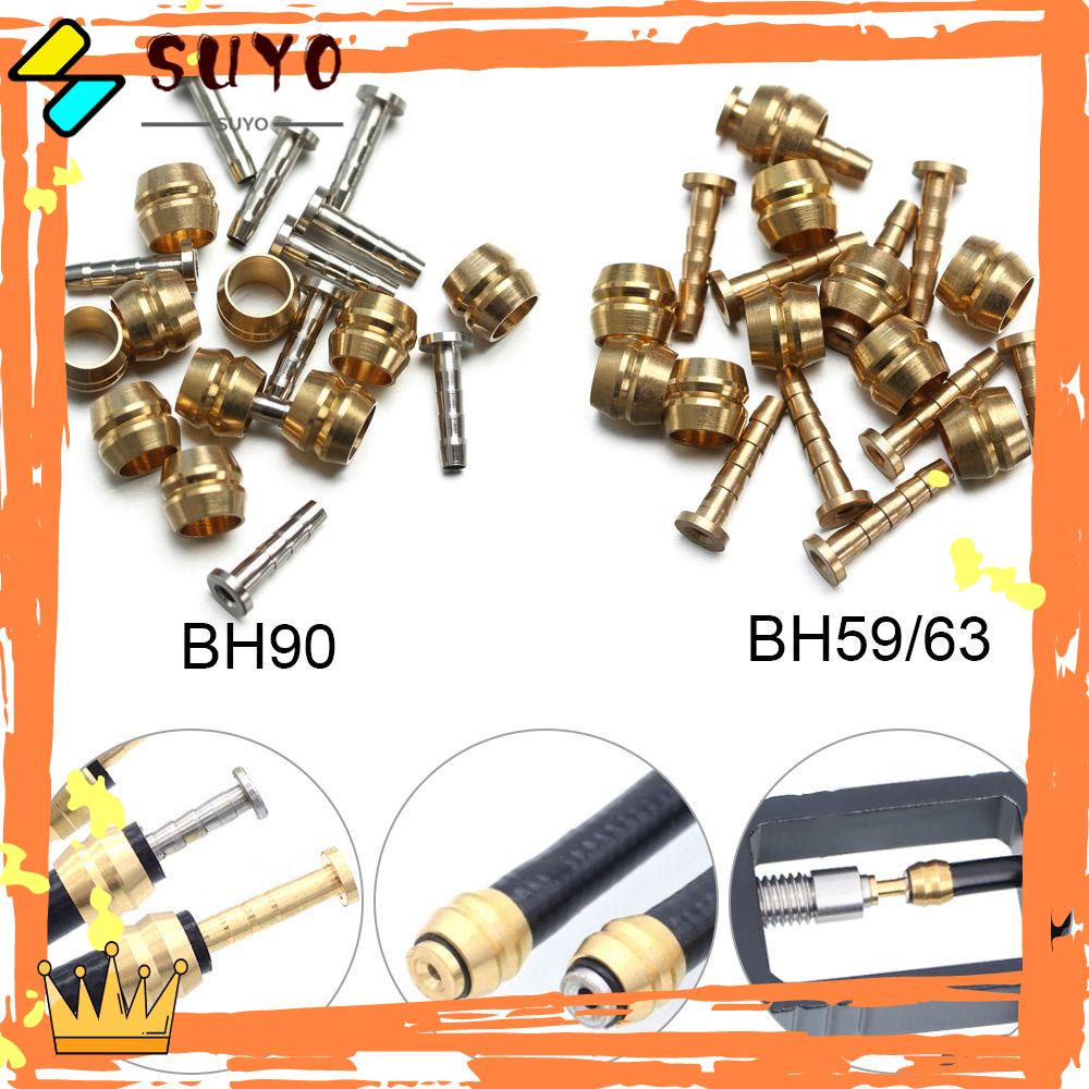 Suyo 10 Set Jarum Olive Bahan Alloy Untuk Rem Cakram Hidrolik Sepeda MTB