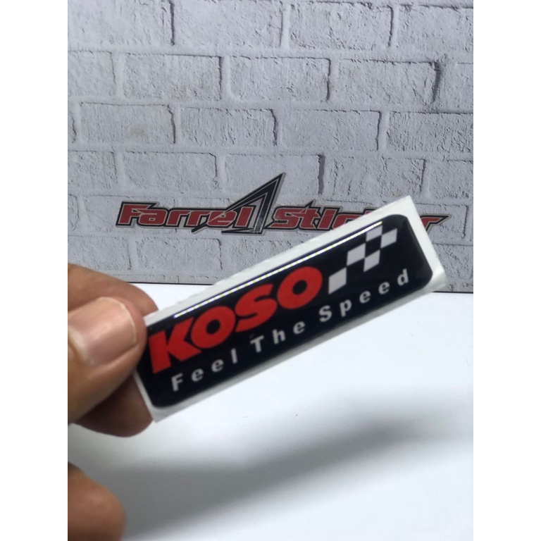 stiker filter CVT Sticker k&amp;n KOSO timbul