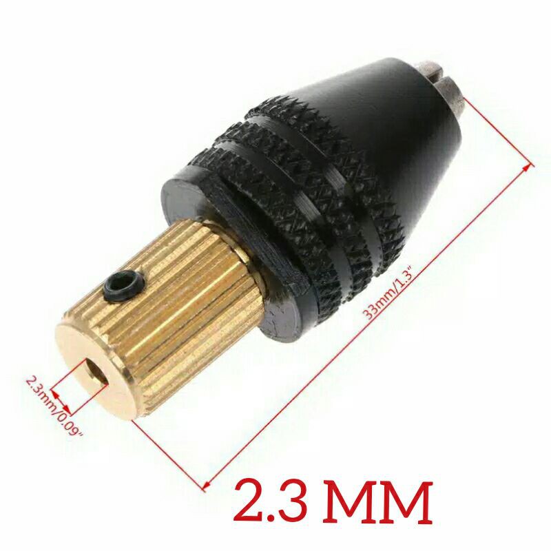 Kepala Bor Mini 0.3-3.5mm Keyless Universal Chuck Untuk 2mm 2.3 mm 3.17mm 5.0mm Elektrik Dinamo DC 7752