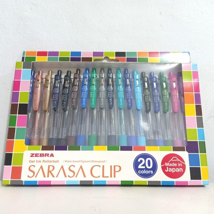 

SARASA Pulpen Set 20 Pcs (ORI) - Pulpen Sarasa Set -Pena Tinta Gel ---Terbaru---