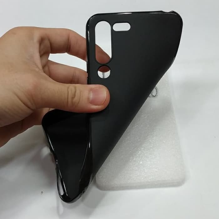 LENOVO Z6 PRO karet softcase silikon karet hitam mantap