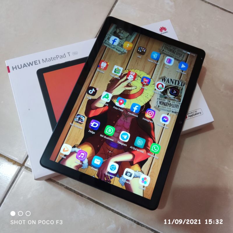 Huawei matepad t10s 2/32gb bekas