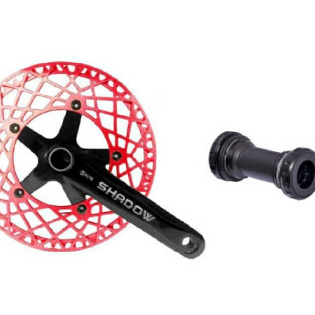 Crank Hollowtec Syte Shadow 58T, Include BB