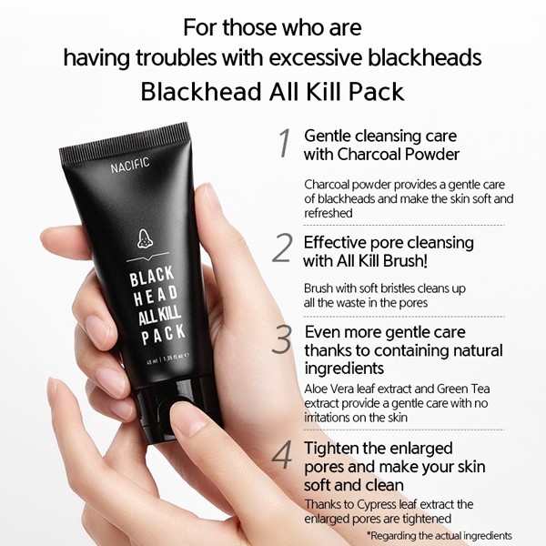 [BPOM] NACIFIC - Blackhead All Kill Pack 40ml