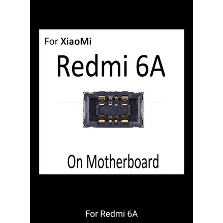 Konektor Baterai Xiaomi Redmi 6 Redmi 6A Mi 8 Mi 5C dimesin Fpc Battery On Board 1 pcs