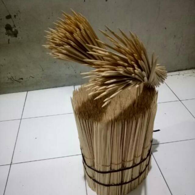 Tusuk sate panjang 40cm isi 1000 pcs // Tusuk sate cumi Serbaguna