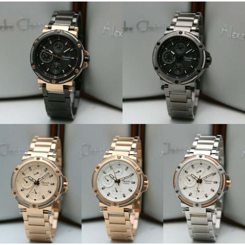JAM TANGAN WANITA ALEXANDRE CHRISTIE  6561 AC 6561BF Ac 6561 ORIGINAL [ GARANSI RESMI 1 TAHUN ]