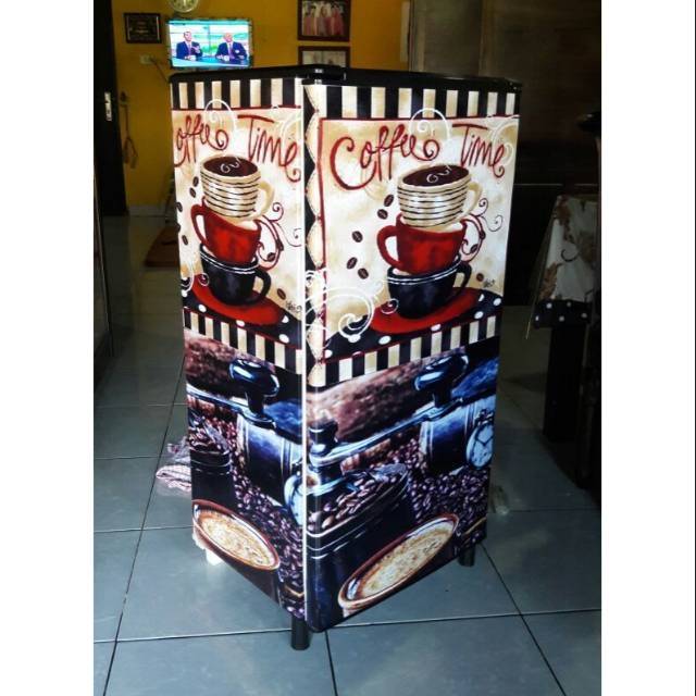 Stiker kulkas 1 pintu full body