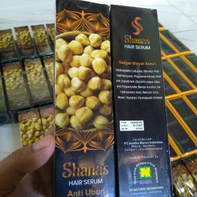 Jual Shanas Hair Serum Anti Uban Extra Minyak Kemiri Penumbuh Penghitam Rambut Alami Nasa Resmi Jakarta Indonesia Shopee Indonesia