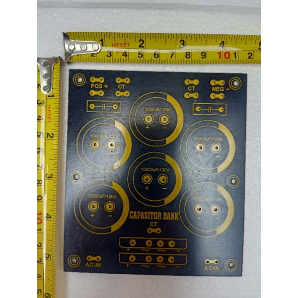 pcb elko isi 6 elco tekno power supply psu amplifier ampli power ampli rakitan