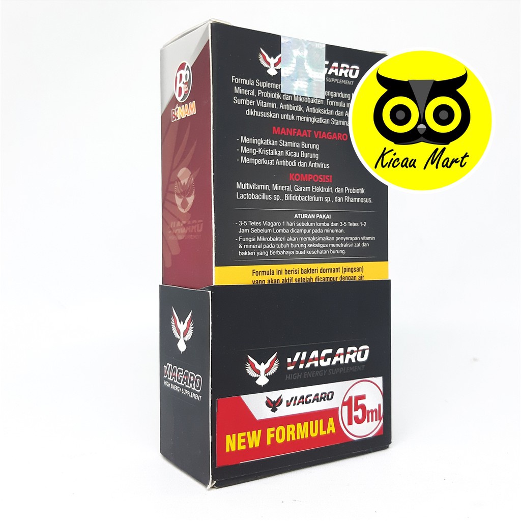 VITAMIN OBAT PENGGACOR BURUNG VIAGARO BIOJANNA B6 PENAMBAH POWER BIRAHI STAMINA MENTAL TEMPUR VTNVGN