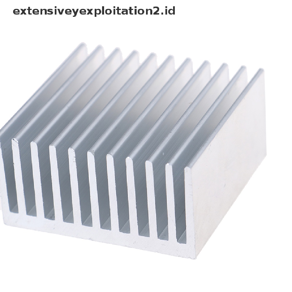 (Hotter Model1) Heatsink Pendingin Chip Ic Led High Power Bahan Aluminium