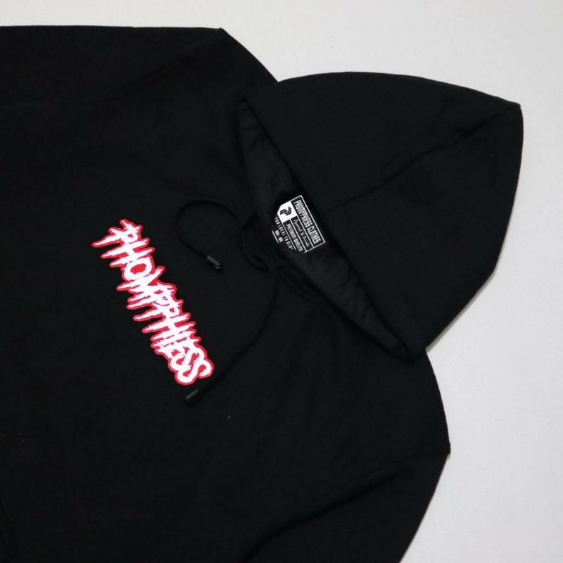 Hoodie Bordir Metal Pria Wanita High Quality