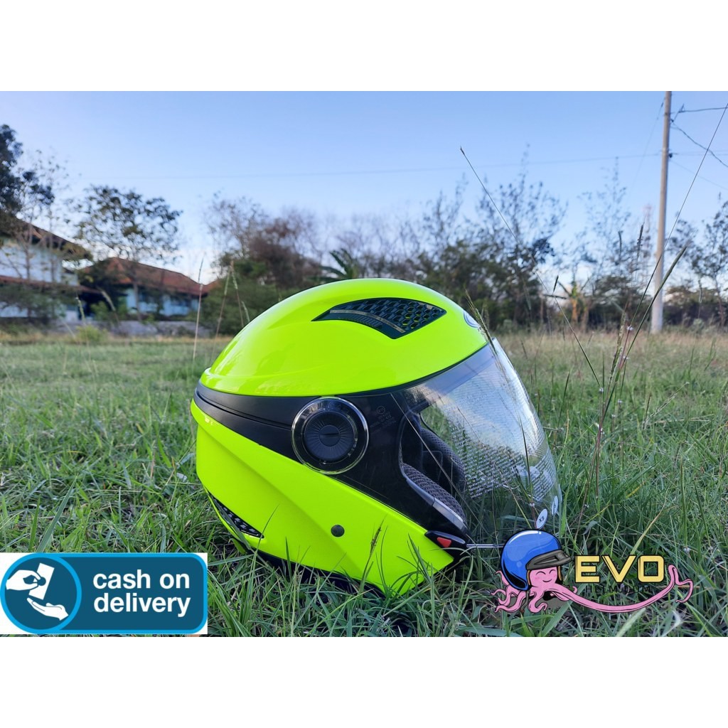 HELM ZEUS ZS - 610 SOLID Z.YELLOW #809