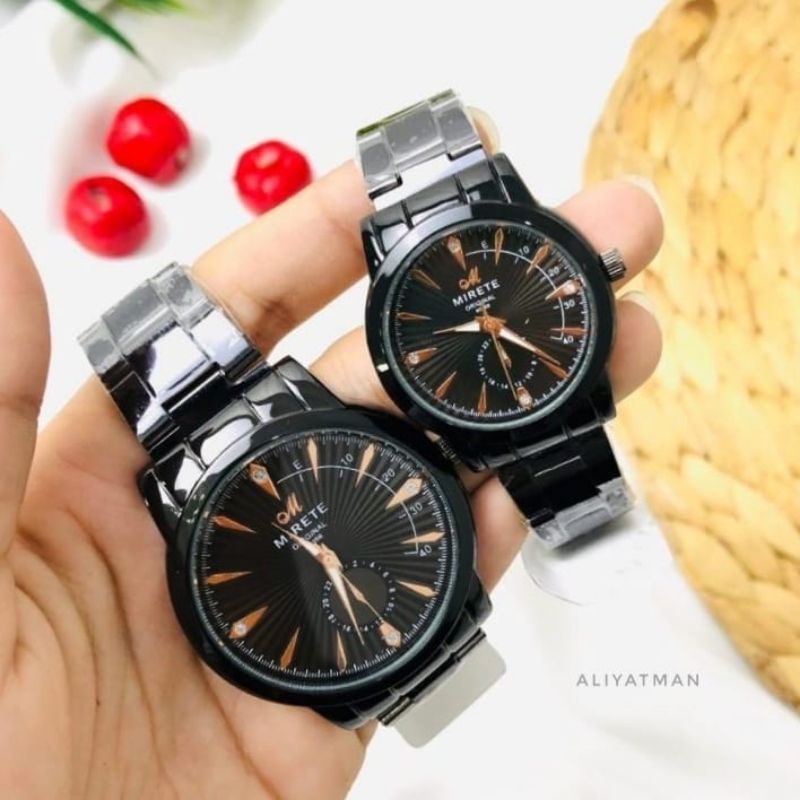 JAM TANGAN PRI WANITA COUPLE MIRETE ORIGINAL WATER RESISTEN