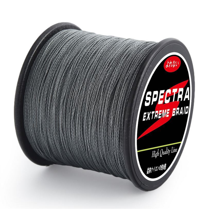 Spectra Senar Benang Tali Pancing Extreme Braid Line 0.4 | 1.2 | 2.5 | 3.0 | 5.0  500 Meter - Gray-Line 1.2 500 Meter