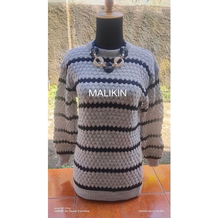 SWEATER NANAS STRIPE MALIKIN PREMIUM NANAS NYA TIMBUL