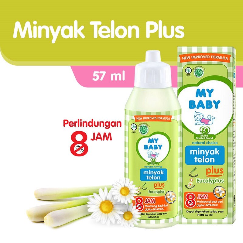 MY BABY MINYAK TELON PLUS minyak massage pijat bayi meredakan perut kembung