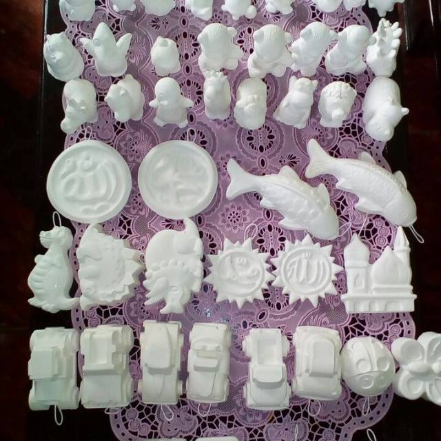 Gypsum Tamiya Media belajar anak TK dan SD