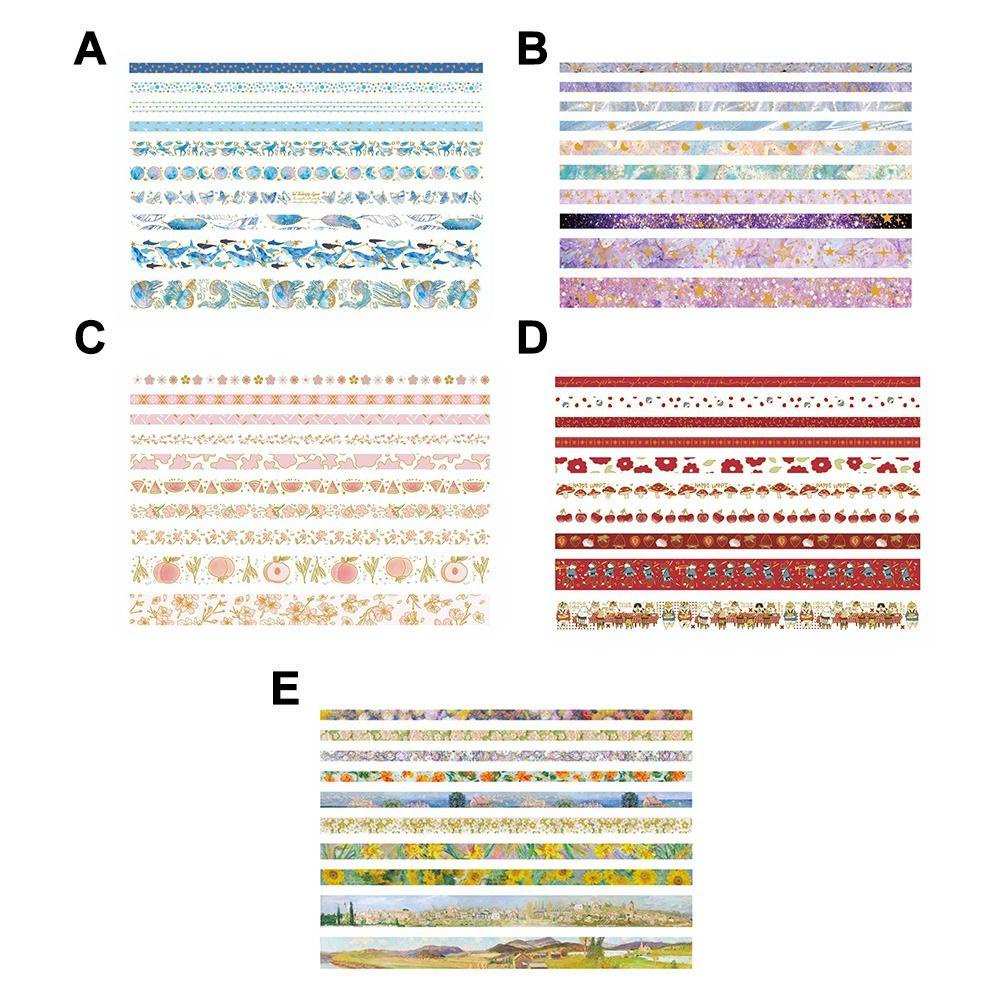 Preva 60Rolls/Set Washi Tape Lucu Segar Kualitas Tinggi Scrapbooking Gadis Hati Kecil Segar Kreatif Alat Tulis DIY Bahan