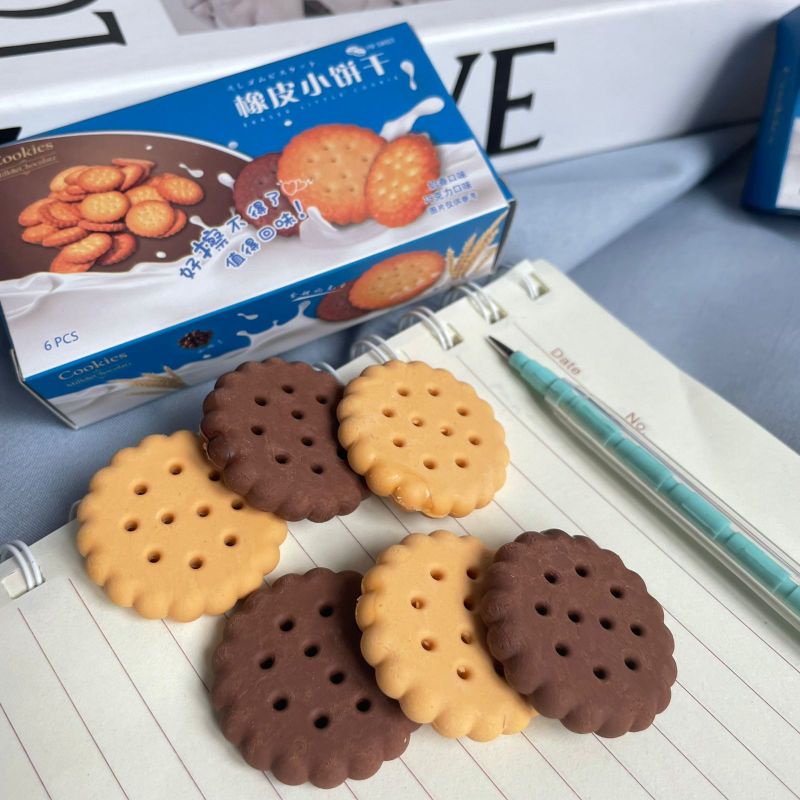 

Sanstore Penghapus Biskuit isi 6 pcs penghapus lucu murah penghapus unik murah penghapus pensil murah penghapus pensil lucu atk tangerang atk Tangsel alat tulis tangerang kado lucu kado unik peralatan sekolah murah