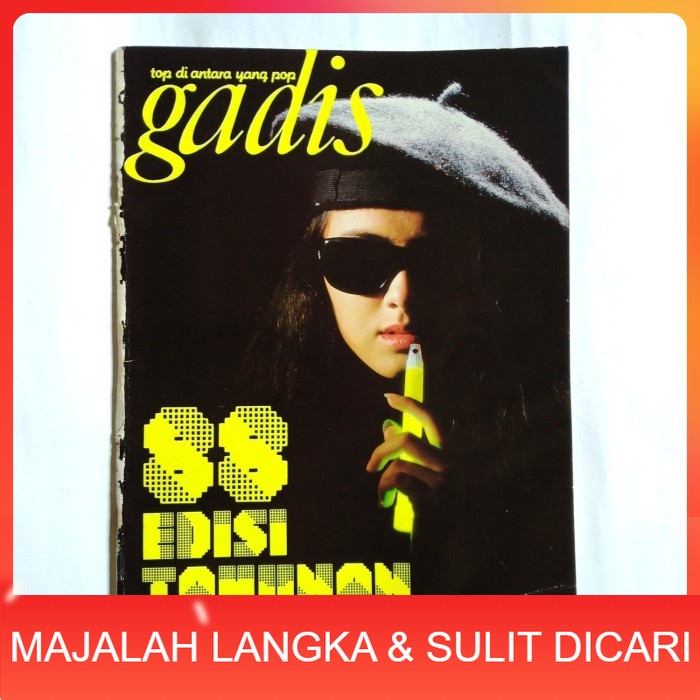 Majalah GADIS Edisi Tahunan 1988 Cover MONIKA GUNAWANOVA Langka
