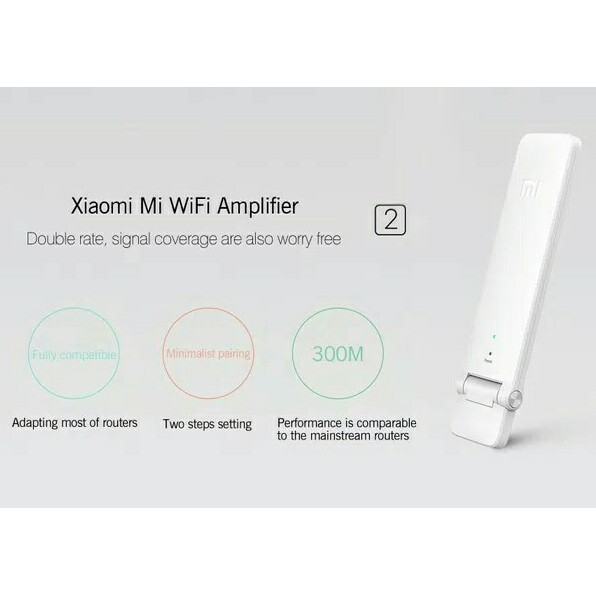 Promo Bulan Ini 100 Original Xiaomi Wifi Extender U002f Repeater Versi 2 Putih China