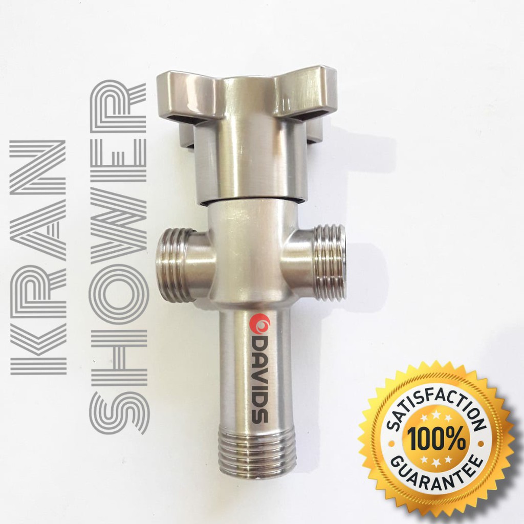 Stop Kran Shower Cabang Stainless