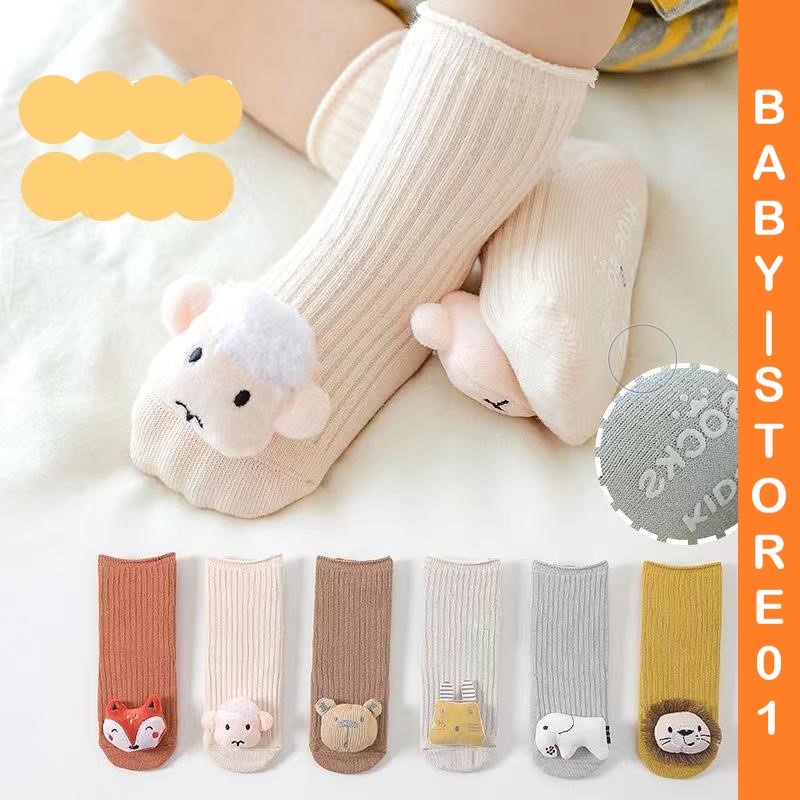 BABY STORE01  -  JJD KAOS KAKI PREWALKER BAYI 3D KARAKTER BONEKA TIMBUL