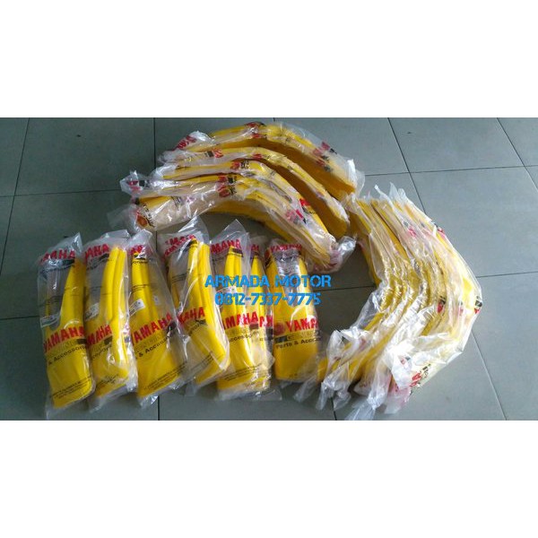 SPAKBOR DEPAN DT-100 KUNING ORI YAMAHA