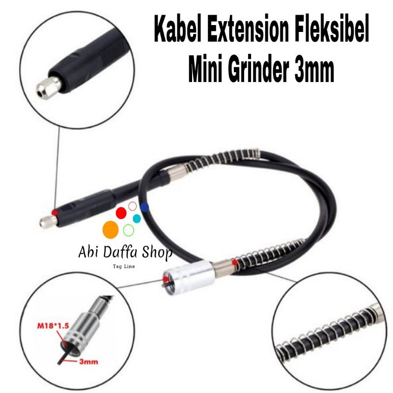 Selang Fleksibel Kabel Tuner Mesin Bor Mini Grinder  Tuner Cuner Die Grinder