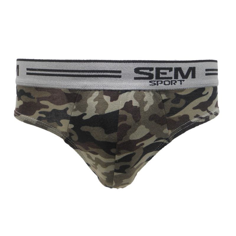 3pcs CD SEM Sport ARMY Pria Dewasa | Celana Dalam Agree Sport Karet Boxer Motif Tentara / Army | Open Sorex