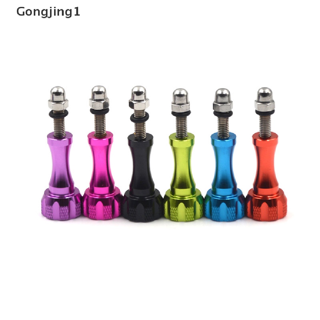 Gongjing1 3pcs Knob Sekrup Aluminum Alloy Variasi Ukuran Aksesoris Gopro Hero 1 / 2 / 3 / 3 + / 4