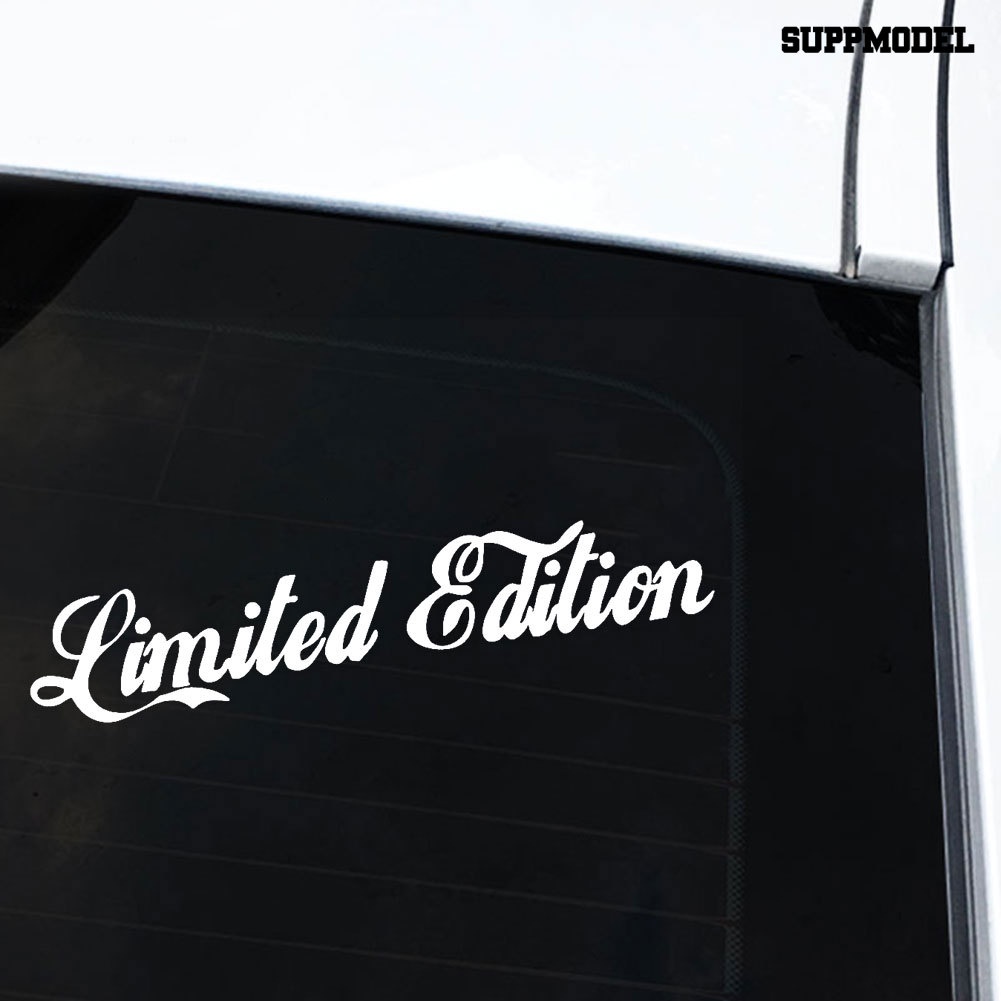 Stiker Reflektif Motif Tulisan Limited Edition Untuk Dekorasi Mobil