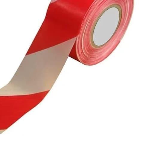 

☀ BARICADE TAPE 3" x 300M POLICE LINE GAK PAKE LEM VINYL GARIS POLISI ➽