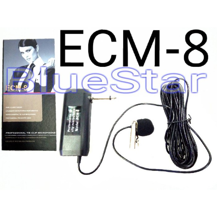 Mic Ealsem ECM-8 Microphone Jepit / Clip On Microphone Berkualitas