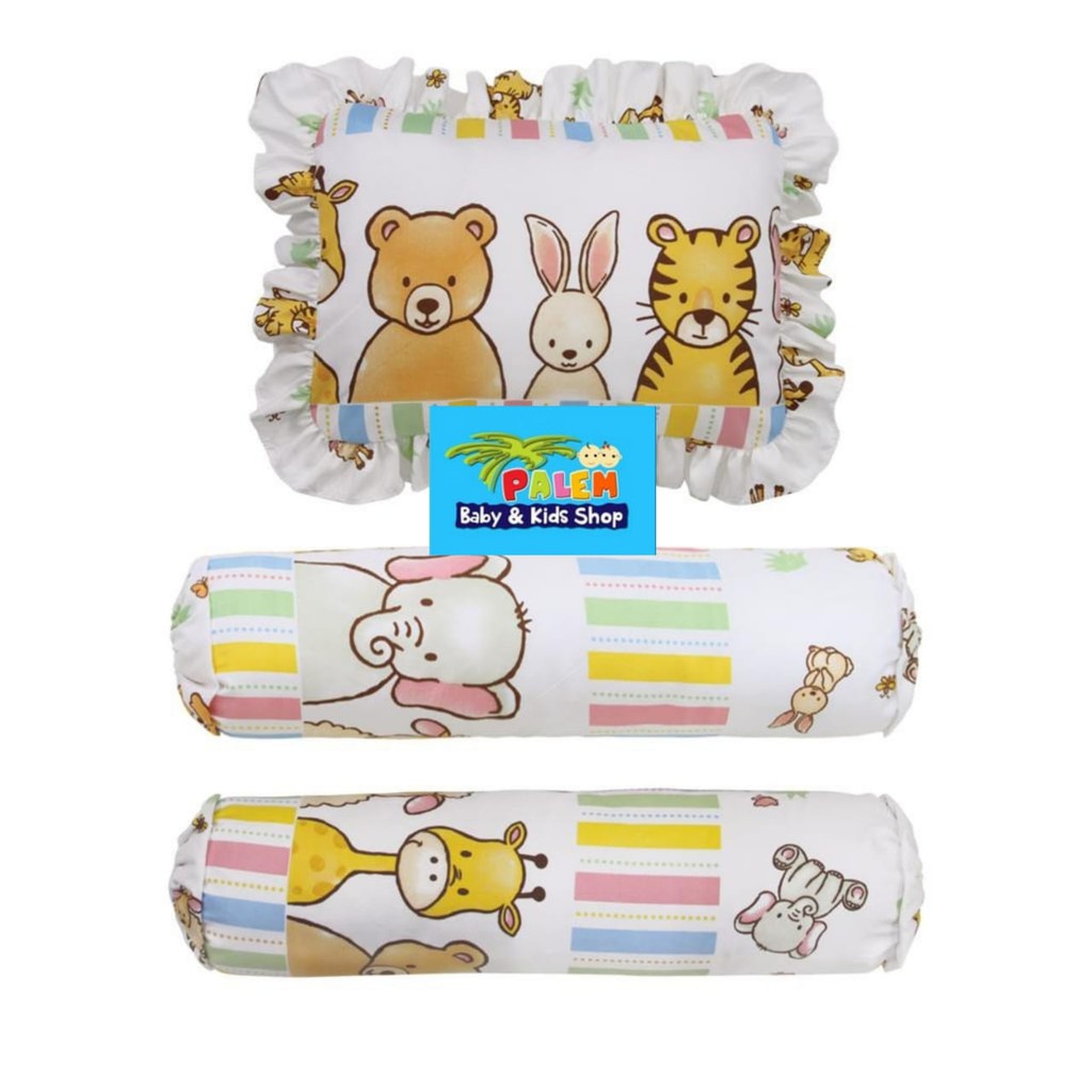 Elegance 3in1 Bantal guling baby set campur/bantal guling  set bayi