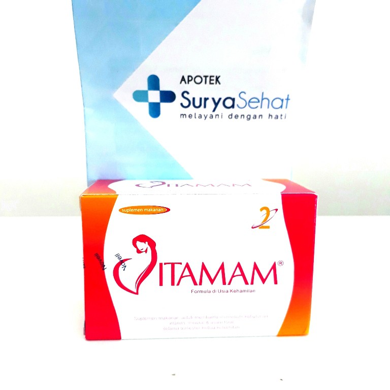 Vitamam 1 / Vitamam 2 / Vitamam 3 Vitamin kehamilan per Box