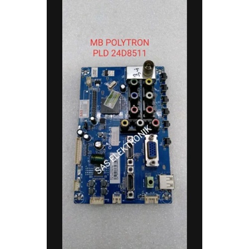MB MOTHERBOARD MAINBOARD MESIN TV LED POLYTRON 24 INCH PLD24D8511 PLD-24D8511 PLD24T8511 PLD-24T8511