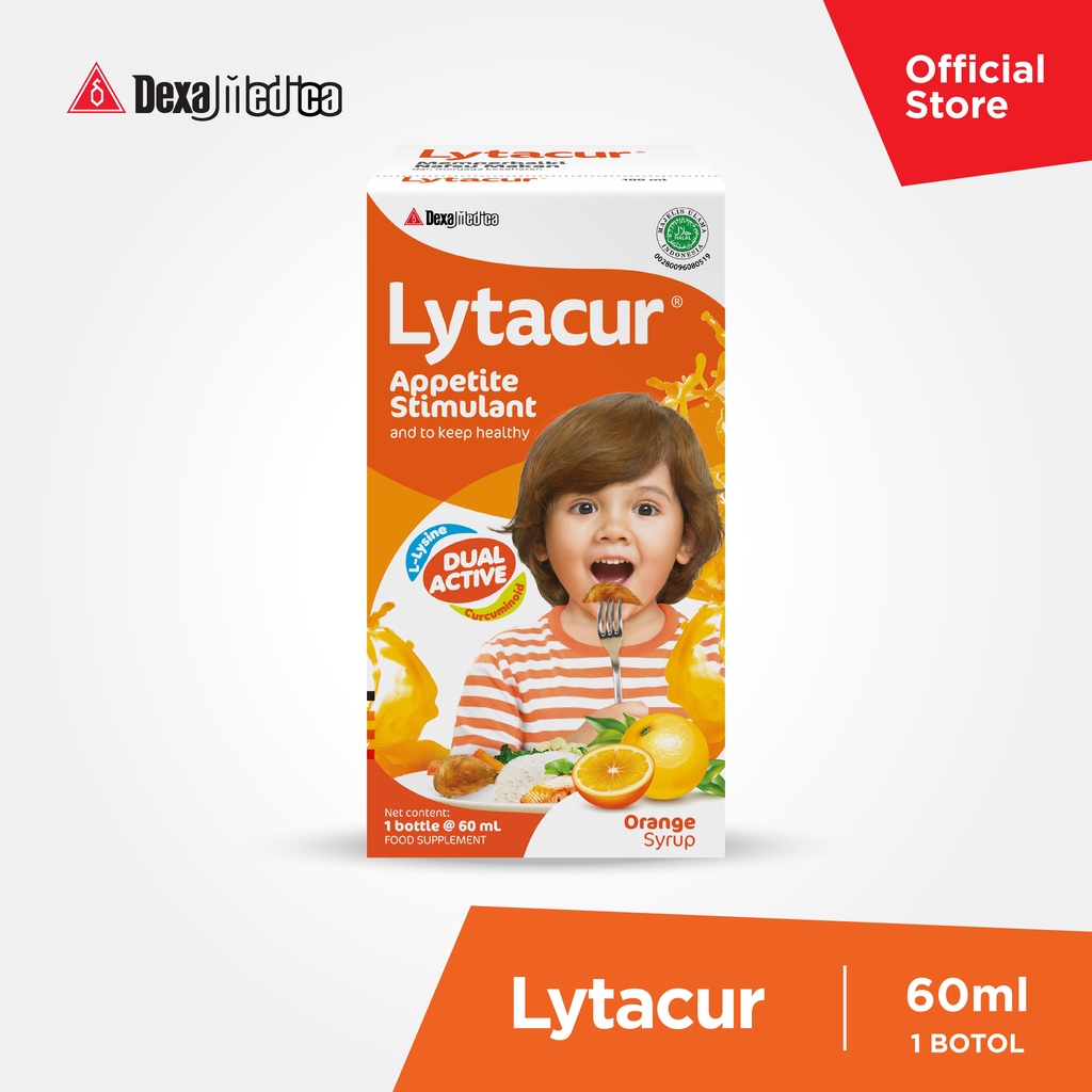 Lytacur Jeruk Sirup Penambah Nafsu Makan Anak 60 ML