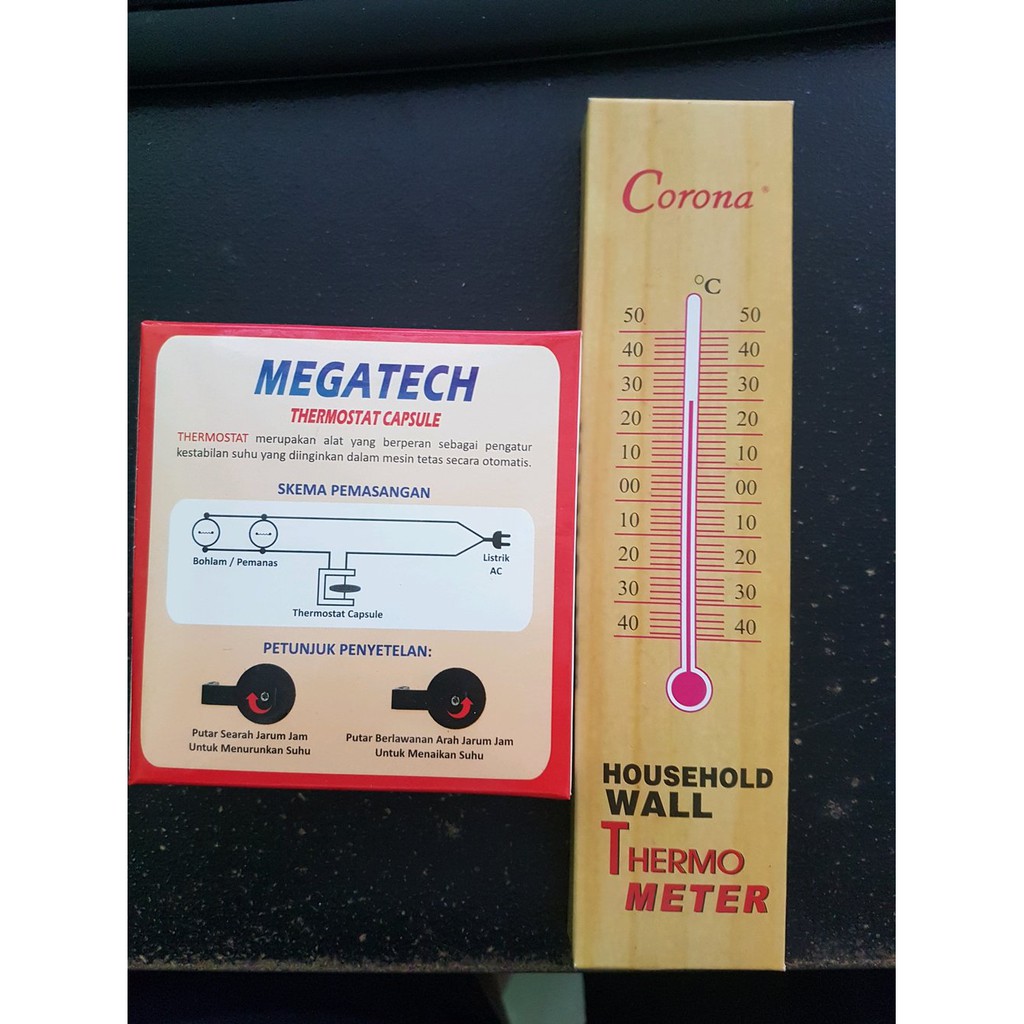 Paket Thermostat Capsule Megatech dan Thermometer GEA