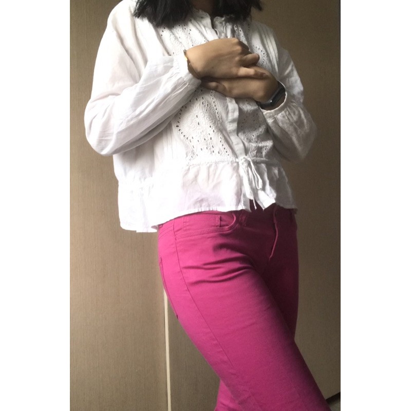 skinny jeans pink preloved second branded insight
