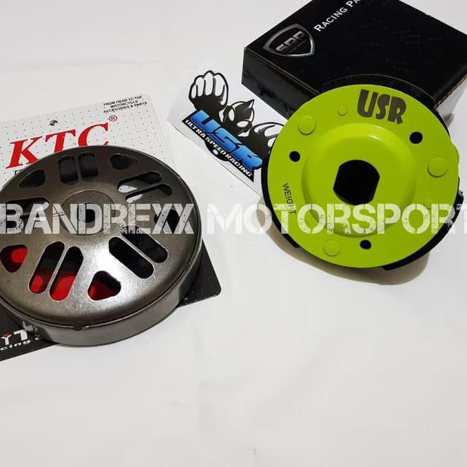 Paket Kampas Ganda + Mangkok Usr-Srp For Vario 125-Vario 150-Pcx 150 Termurah