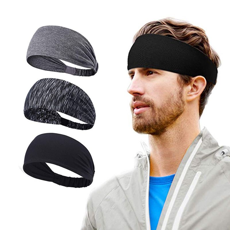 Ikat Kepala Running Olahraga/Quick Dry Head Band/HandBand Sport Pria Wanita Untuk Gym Yoga